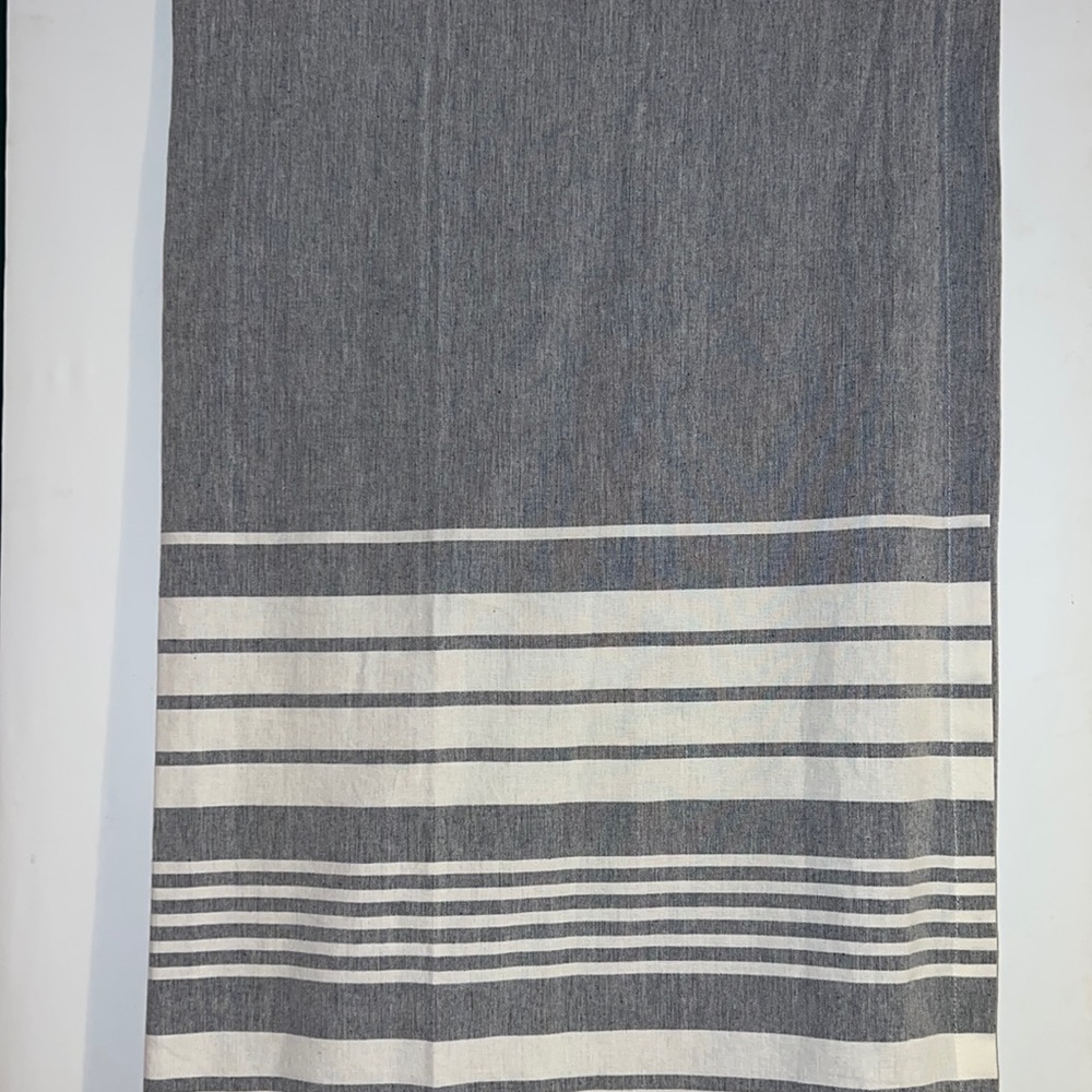 Lush Decor Nantucket yarn dyed cotton tassel fringe window curtains